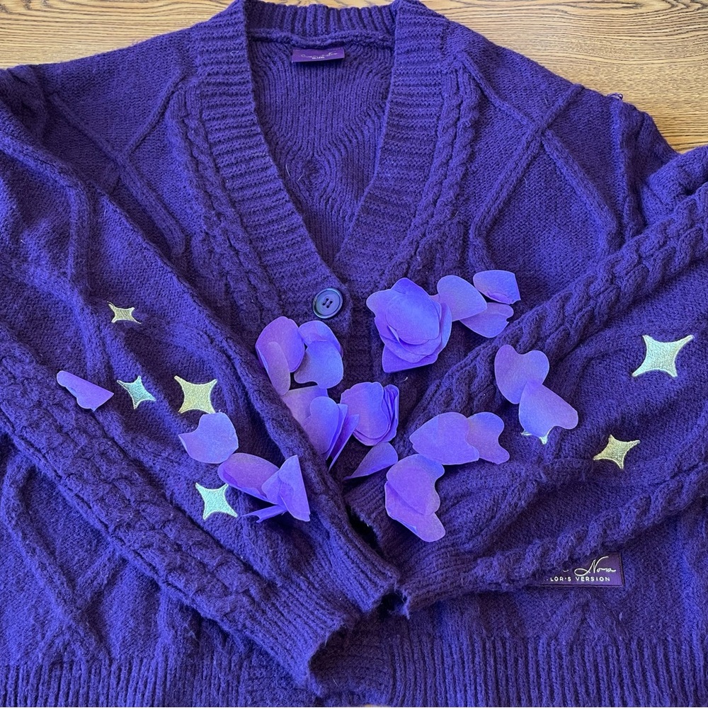Taylor Swift Purple Speak Now Cardigan